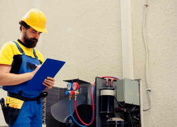 Regular AC maintenance service Dubai by Eagles Crew technician Image 1 Title: AC Maintenance Dubai — Eagles Crew